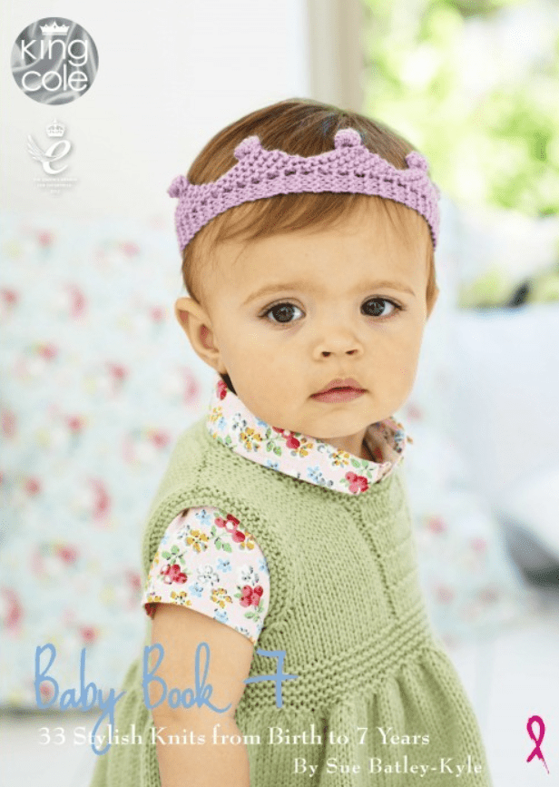Book - King Cole Baby Book 7 - Mooroolbark Wool