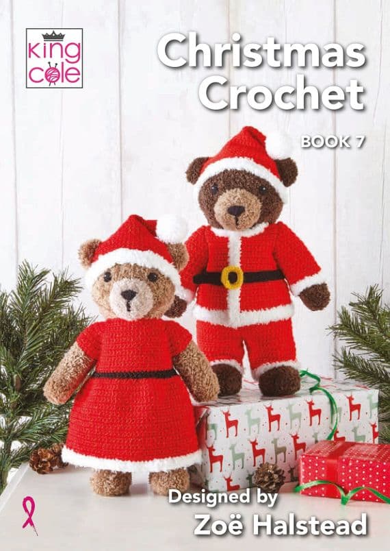 Book - King Cole Christmas Crochet Book 7 - Mooroolbark Wool