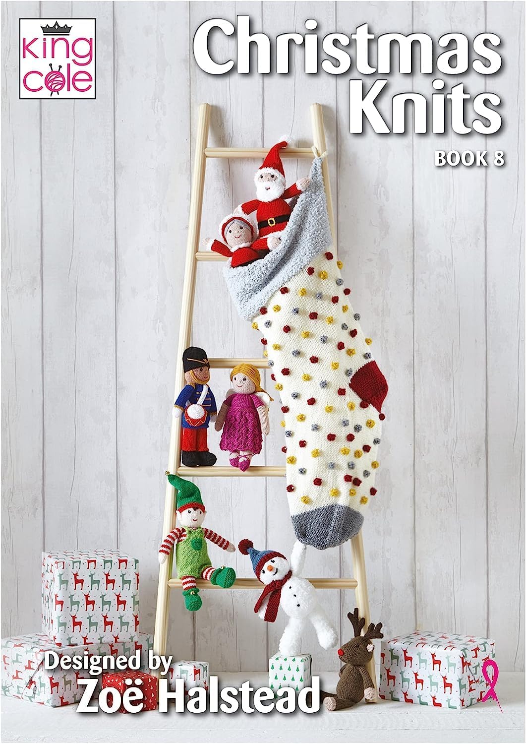 Book - King Cole Christmas Knits Book 8 - Mooroolbark Wool