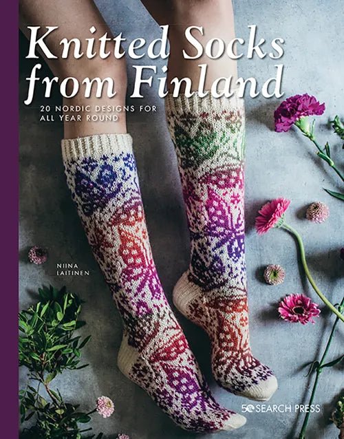 Book - Knitted Socks from Finland - Mooroolbark Wool