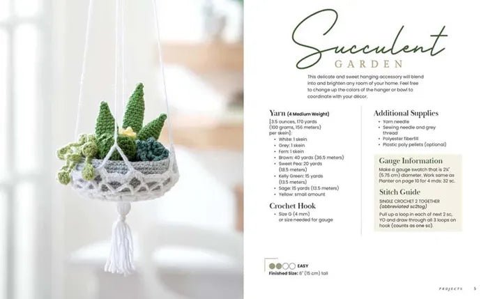 Book - Modern Crochet Garden - Mooroolbark Wool