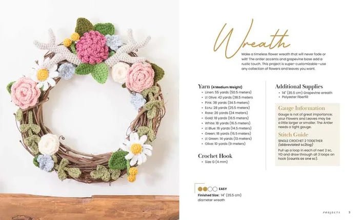 Book - Modern Crochet Garden - Mooroolbark Wool