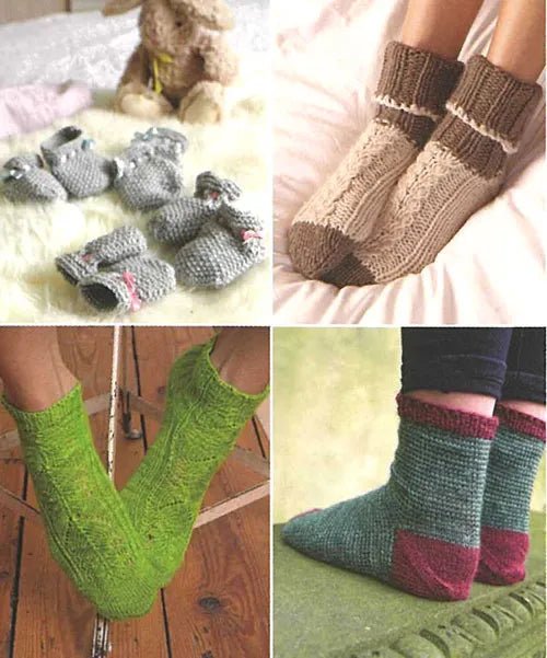 Book - Simply Knitted Socks - Mooroolbark Wool