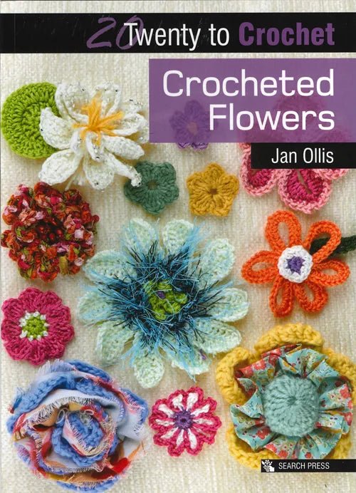 Book - Twenty to Crochet: Crocheted Flowers - Mooroolbark Wool