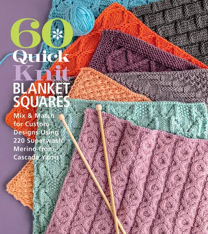 Book - 60 Quick Knit Blanket Squares