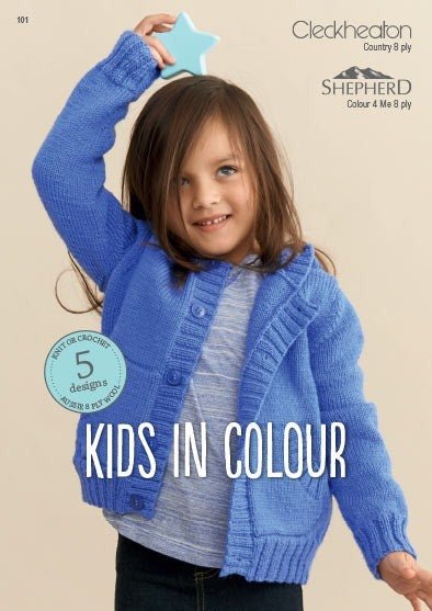 Booklet 101 - Kids in Colour - Mooroolbark Wool