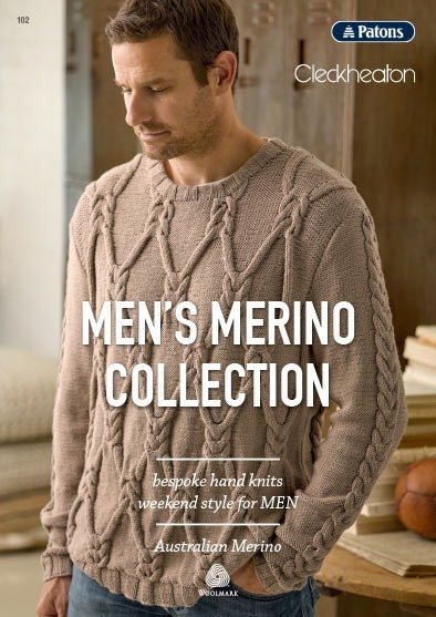 Booklet 102 - Men's Merino Collection - Mooroolbark Wool