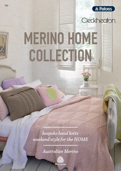 Booklet 103 - Merino Home Collection - Mooroolbark Wool