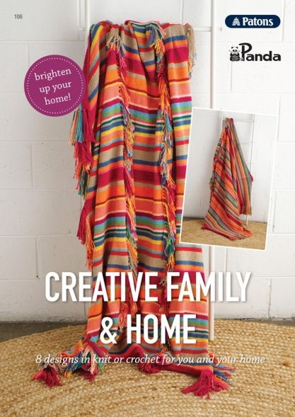 Booklet 106 - Creative Family and Home - Mooroolbark Wool