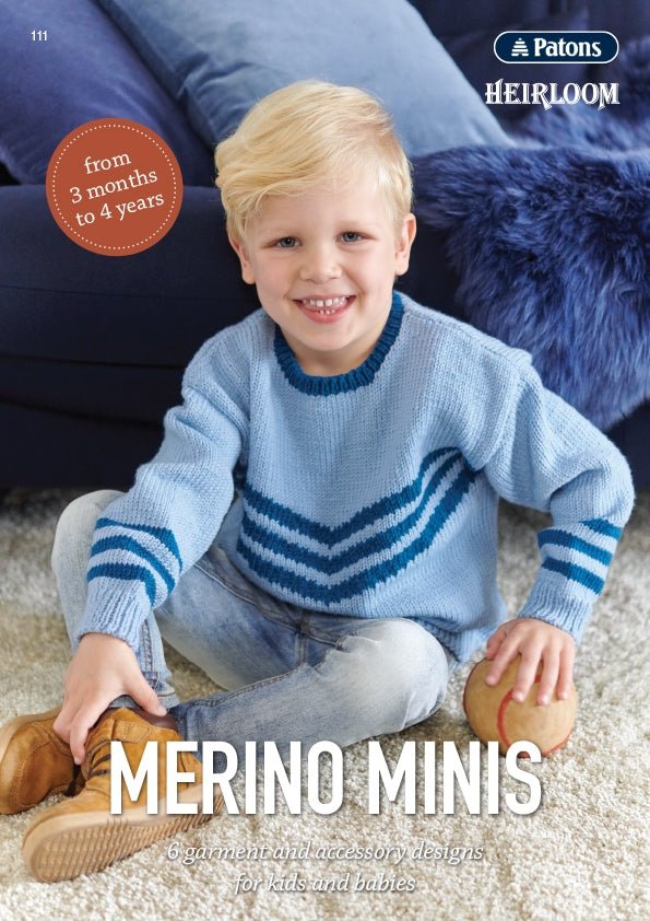 Booklet 111 - Merino Minis - Mooroolbark Wool