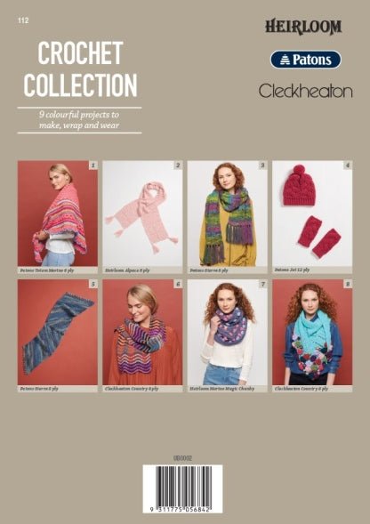 Booklet 112 - Crochet Collection - Mooroolbark Wool