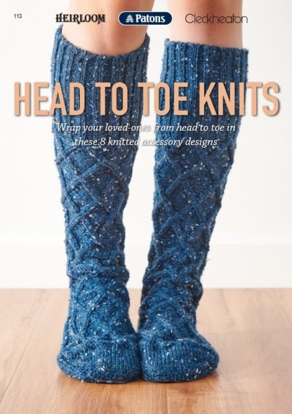 Booklet 113 - Head to Toe Knits - Mooroolbark Wool