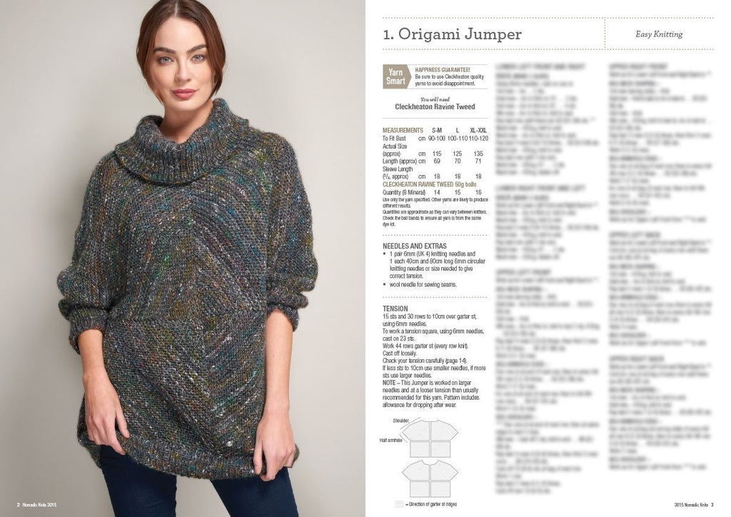 Booklet 3015 - Cleckheaton Nomadic Knits - Mooroolbark Wool