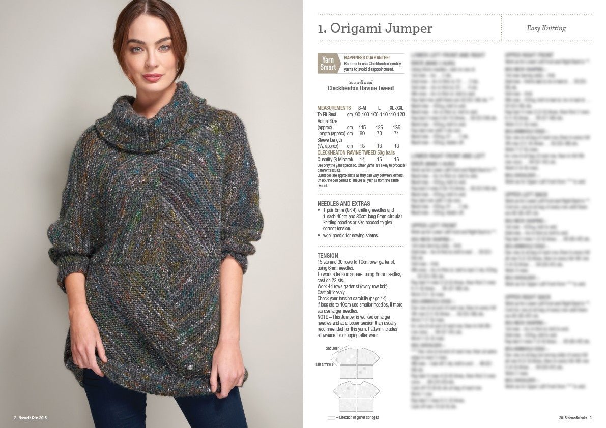 Booklet 3015 - Cleckheaton Nomadic Knits - Mooroolbark Wool