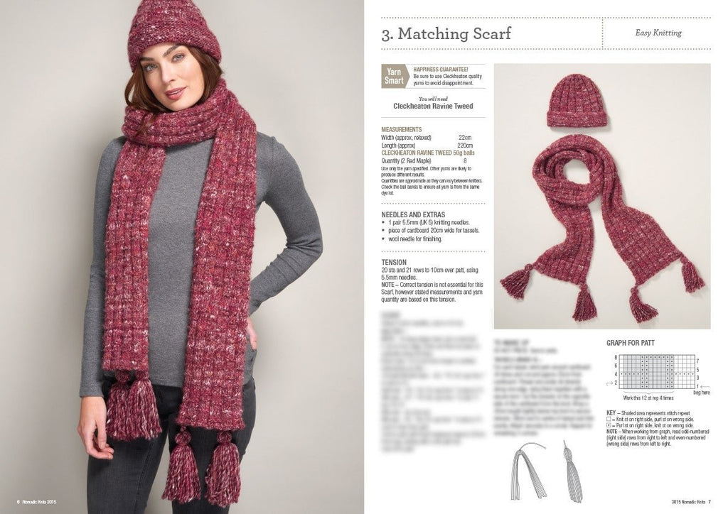 Booklet 3015 - Cleckheaton Nomadic Knits - Mooroolbark Wool