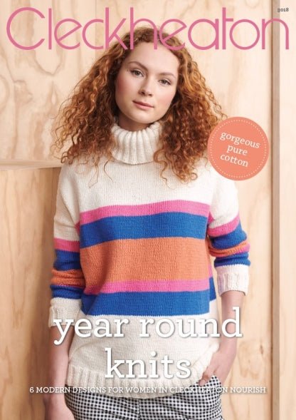 Booklet 3018 - Cleckheaton Year Round Knits - Mooroolbark Wool
