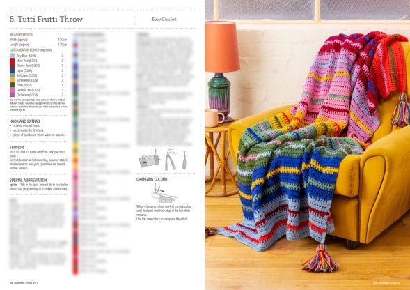 Booklet 3021 - Good Vibes Crochet - Mooroolbark Wool