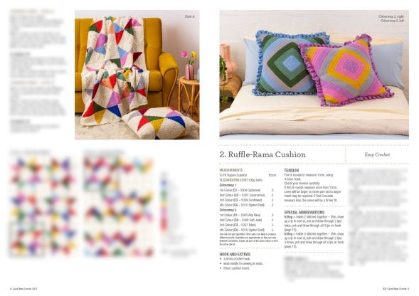 Booklet 3021 - Good Vibes Crochet - Mooroolbark Wool