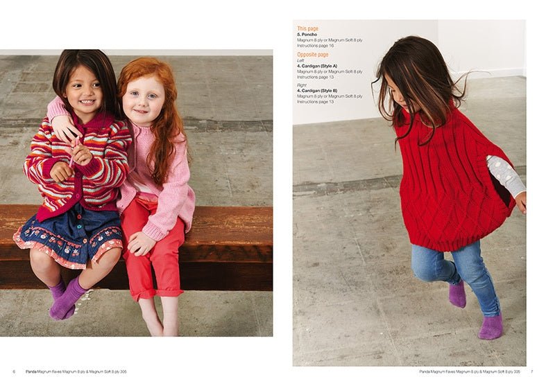 Booklet 305 - Panda Magnum Faves - Mooroolbark Wool