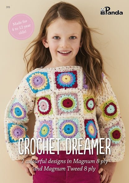 Booklet 315 - Panda Crochet Dreamer - Mooroolbark Wool