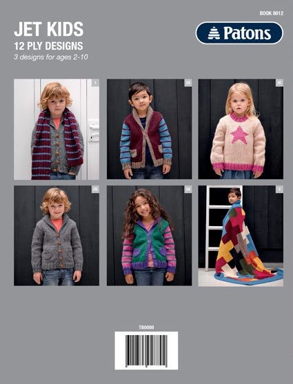 Booklet 8012 - Patons Jet Kids - Mooroolbark Wool