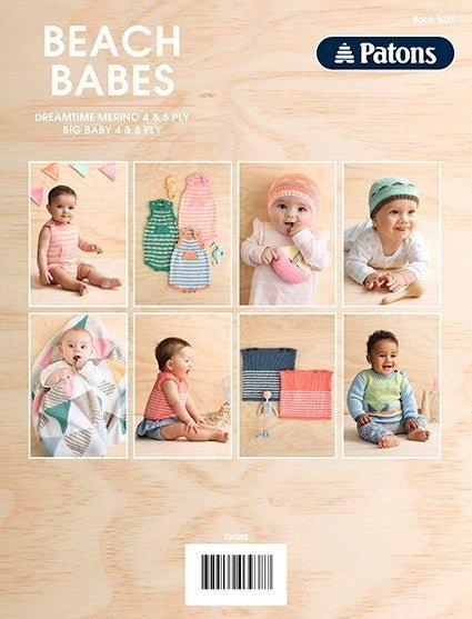 Booklet 8019 - Patons Beach Babes - Mooroolbark Wool