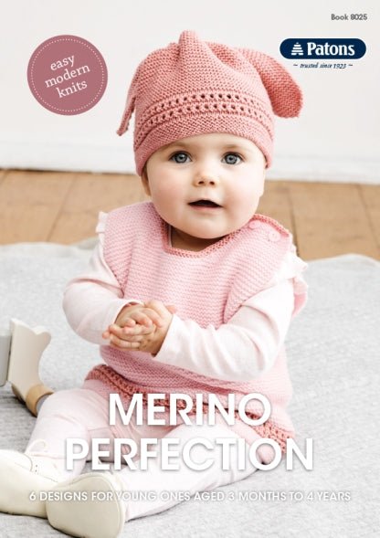 Booklet 8025 - Patons Merino Perfection - Mooroolbark Wool