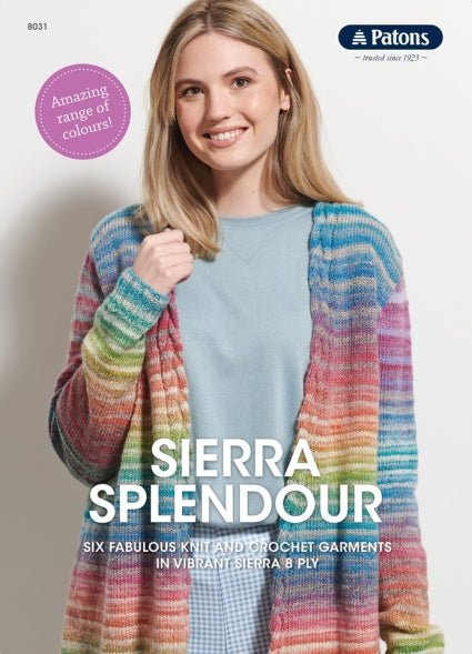 Booklet 8031 - Patons Sierra Splendour - Mooroolbark Wool