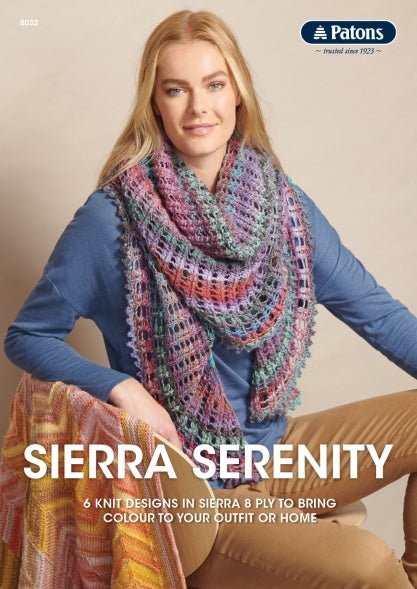 Booklet 8032 - Patons Sirerra Serenity - Mooroolbark Wool