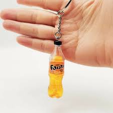 Bottle Keyrings - Fanta - Mooroolbark Wool