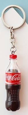 Bottle Keyrings Coke - coke