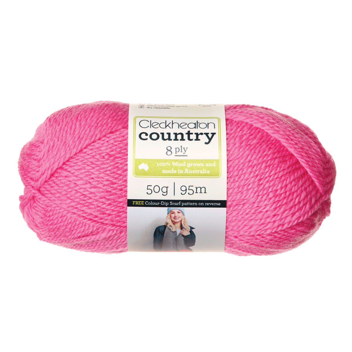 Cleckheaton Country 8 ply 0003 - White - Mooroolbark Wool
