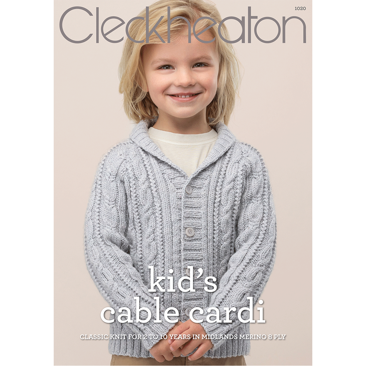 Leaflet 1020 - Cleckheaton Kid's Cable Cardi