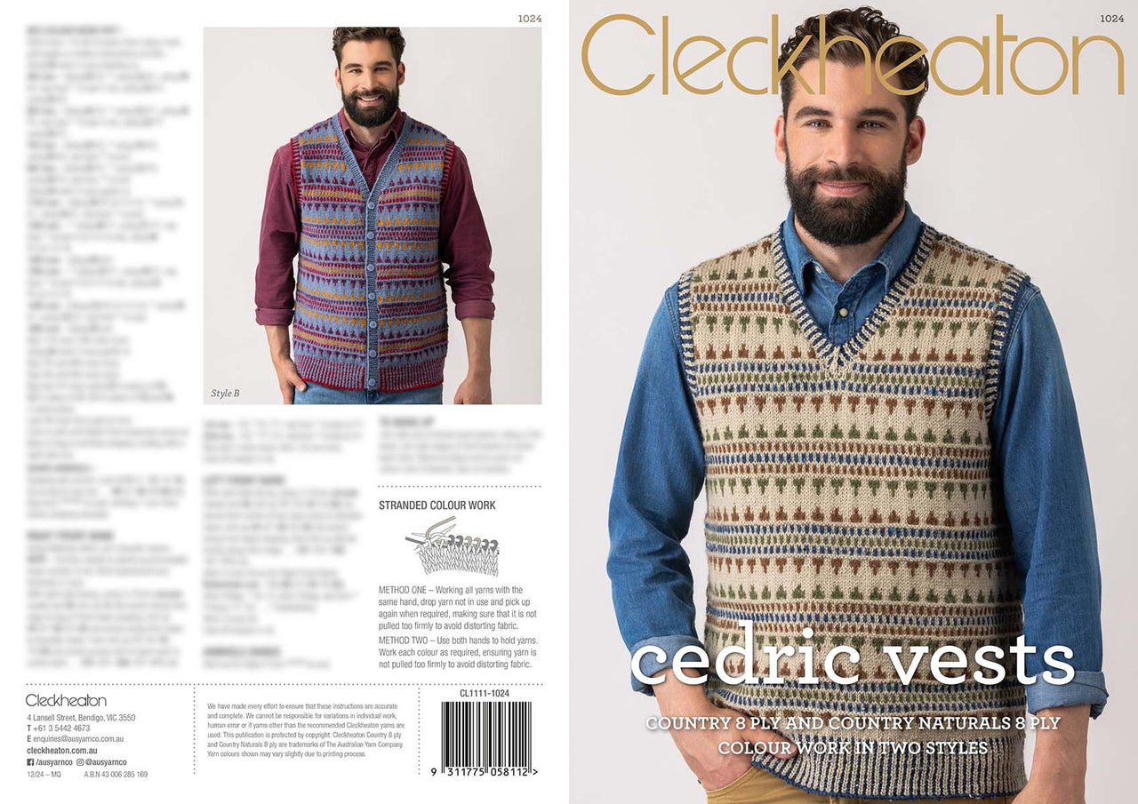 Leaflet 1024 - Cleckheaton Cedric Vests