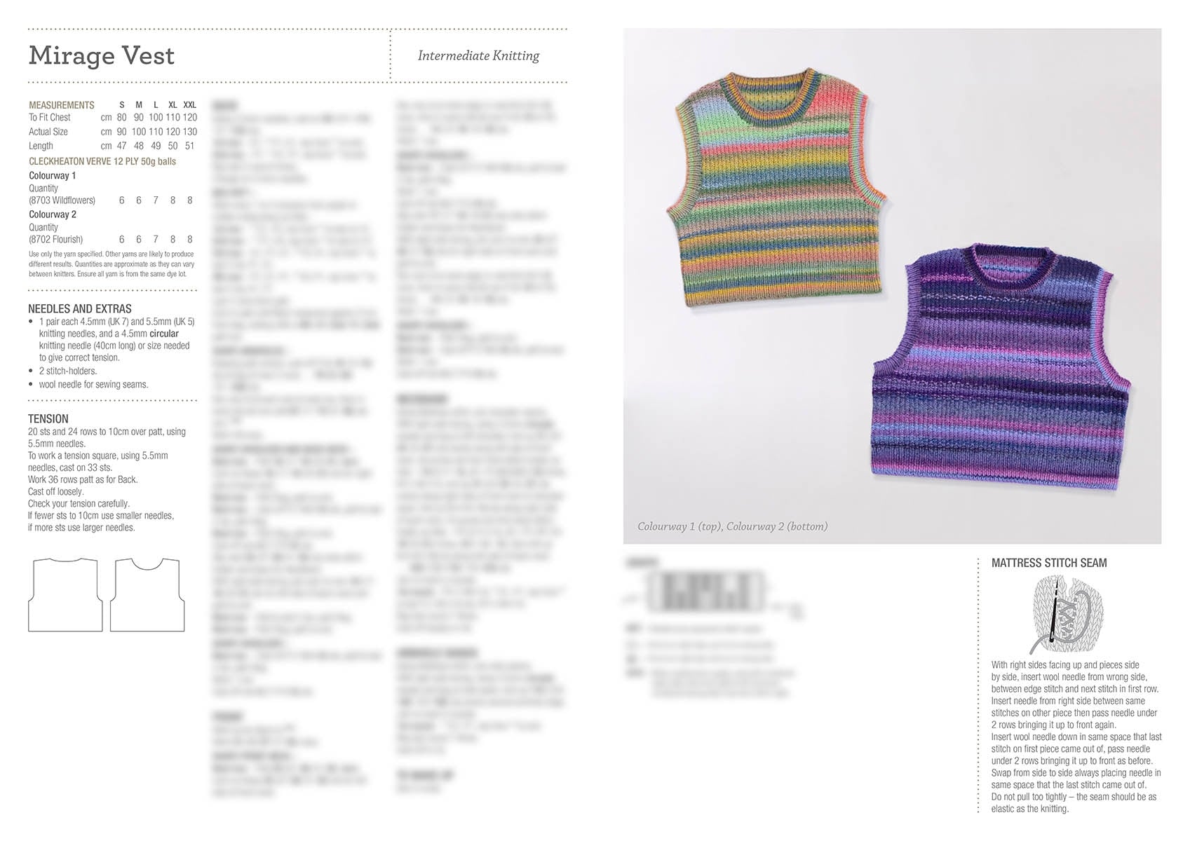 Leaflet 1027 - Cleckheaton Mirage Vest