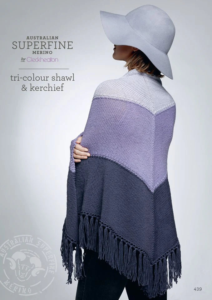 Leaflet 439 - Superfine Tri-colour Shawl & Kerchief
