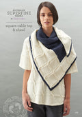 Leaflet 469 - Superfine Square Cable Top & Shawl