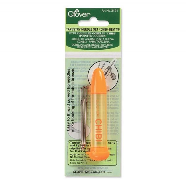 Clover Darning Needle Set (Bent tip) 3121 - Mooroolbark Wool