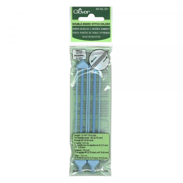 Clover Double-ended Stitch Holder 351 Small - Mooroolbark Wool