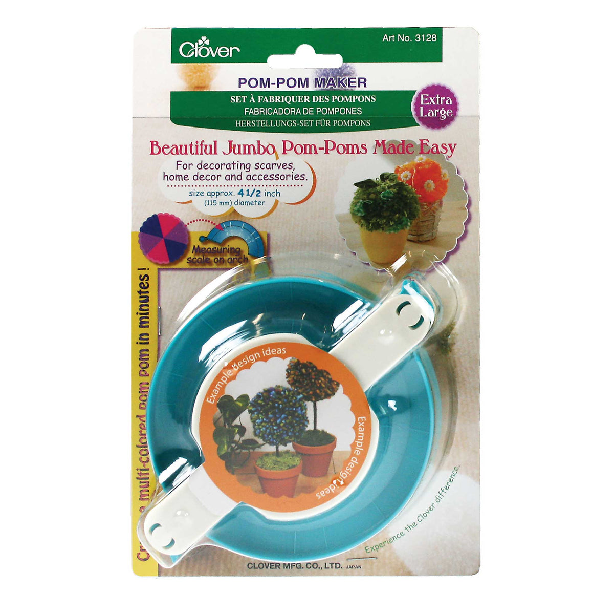 Clover Pom Pom Maker- Jumbo 3128 - Mooroolbark Wool