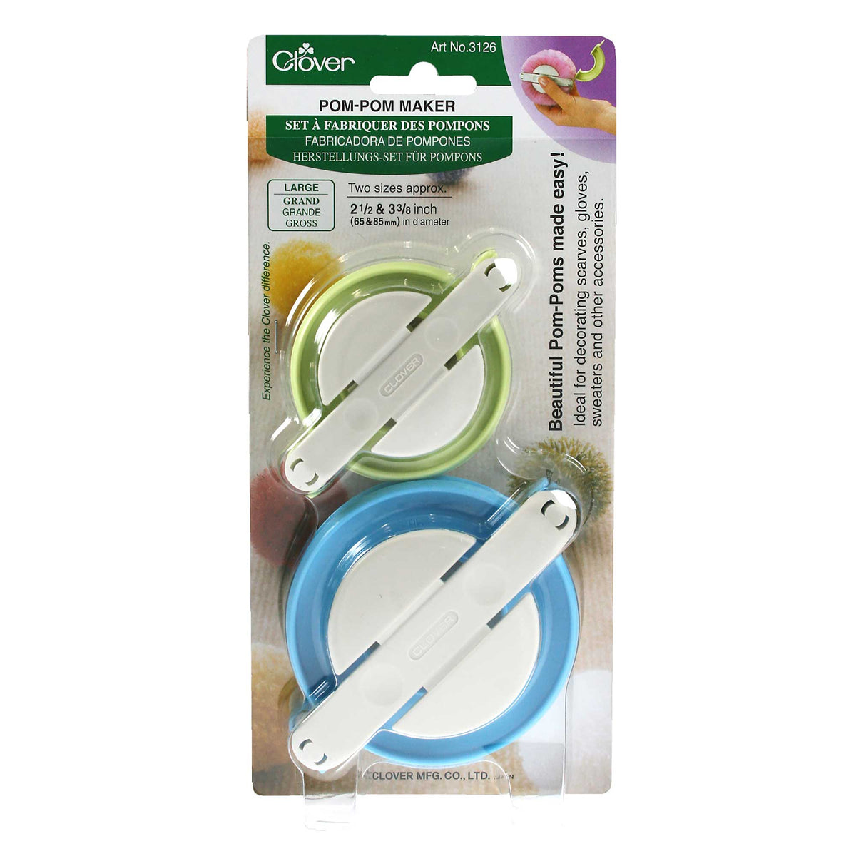 Clover Pom Pom Maker - Large 3126 - Mooroolbark Wool