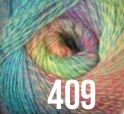 Countrywide Yarns - Mandala 4 Ply 409 - Green Red - Mooroolbark Wool