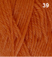 Countrywide Yarns - Windsor 8 Ply 39 - Burnt Orange - Mooroolbark Wool