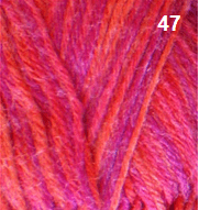 Countrywide Yarns - Windsor Prints 8 Ply 43 - Pink Purple Yellow - Mooroolbark Wool