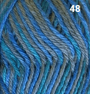 Countrywide Yarns - Windsor Prints 8 Ply 48 - Blue Green Grey - Mooroolbark Wool