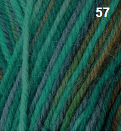 Countrywide Yarns - Windsor Prints 8 Ply 55 - Red Orange Grey - Mooroolbark Wool