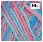 Countrywide Yarns - Windsor Prints 8 Ply 59 - Pale Blue Green White - Mooroolbark Wool