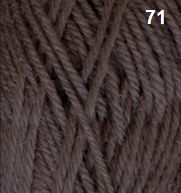 Countrywide Yarns - Windsor 8 ply - Donkey Brown 71