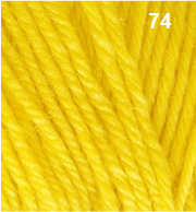 Countrywide Yarns - Windsor 8 ply - Bright Yellow 74