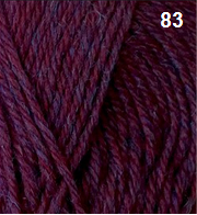 Countrywide Yarns - Windsor 8 ply - Merlot 83